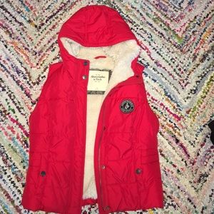Abercrombie & Fitch Sherpa Vest